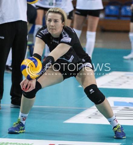  23.04.2018 RZESZOW <br />SIATKOWKA LIGA SIATKOWKI KOBIET LSK 2017/2018 WOMEN VOLLEYBALL POLAND POLISH LEAGUE <br />FAZA PLAYOFF - POLFINAL - 3. MECZ<br />MECZ DEVELOPRES SKYRES RZESZOW - LKS COMMERCECON LODZ <br />N/Z IZABELA KOWALINSKA SYLWETKA <br /> 