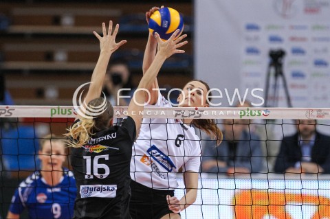  23.04.2018 RZESZOW <br />SIATKOWKA LIGA SIATKOWKI KOBIET LSK 2017/2018 WOMEN VOLLEYBALL POLAND POLISH LEAGUE <br />FAZA PLAYOFF - POLFINAL - 3. MECZ<br />MECZ DEVELOPRES SKYRES RZESZOW - LKS COMMERCECON LODZ <br />N/Z KATARZYNA ZABINSKA <br /> 