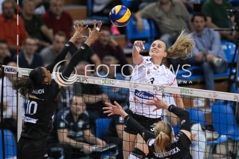  23.04.2018 RZESZOW <br />SIATKOWKA LIGA SIATKOWKI KOBIET LSK 2017/2018 WOMEN VOLLEYBALL POLAND POLISH LEAGUE <br />FAZA PLAYOFF - POLFINAL - 3. MECZ<br />MECZ DEVELOPRES SKYRES RZESZOW - LKS COMMERCECON LODZ <br />N/Z MONIKA PTAK <br /> 