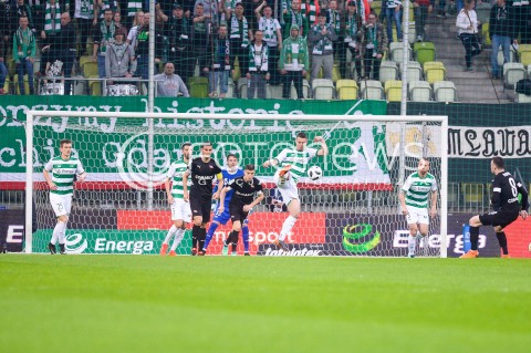  23.04.2018 GDANSK<br />PILKA NOZNA - EKSTRAKLASA SEZON 2017/2018<br />MECZ LECHIA GDANSK - CRACOVIA KRAKOW<br />N/Z MICHAL NALEPA STEVEN VITORIA ARIEL BORYSIUK JAKUB WAWRZYNIAK<br /> 