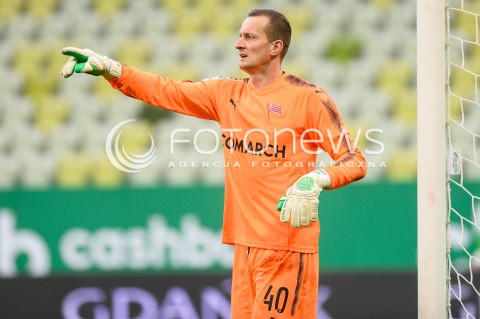  23.04.2018 GDANSK<br />PILKA NOZNA - EKSTRAKLASA SEZON 2017/2018<br />MECZ LECHIA GDANSK - CRACOVIA KRAKOW<br />N/Z MICHAL PESKOVIC SYLWETKA PORTRET<br /> 