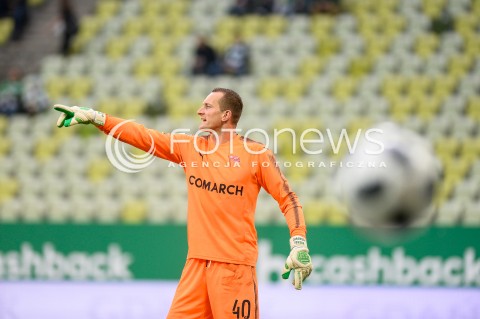  23.04.2018 GDANSK<br />PILKA NOZNA - EKSTRAKLASA SEZON 2017/2018<br />MECZ LECHIA GDANSK - CRACOVIA KRAKOW<br />N/Z MICHAL PESKOVIC SYLWETKA PORTRET<br /> 