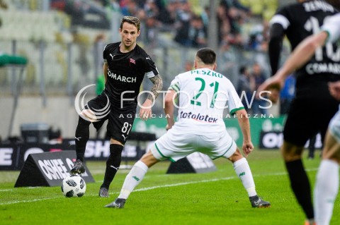  23.04.2018 GDANSK<br />PILKA NOZNA - EKSTRAKLASA SEZON 2017/2018<br />MECZ LECHIA GDANSK - CRACOVIA KRAKOW<br />N/Z DIEGO FERRARESSO SYLWETKA<br /> 