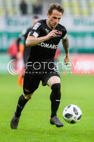  23.04.2018 GDANSK<br />PILKA NOZNA - EKSTRAKLASA SEZON 2017/2018<br />MECZ LECHIA GDANSK - CRACOVIA KRAKOW<br />N/Z DIEGO FERRARESSO SYLWETKA<br /> 