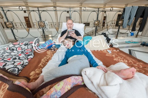 Protest niepełnosprawnych w Sejmie w Warszawie