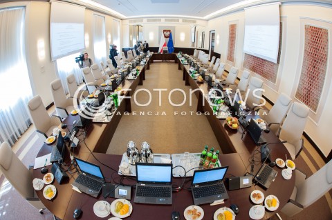  26.04.2018 WARSZAWA<br />POSIEDZENIE RADY MINISTROW<br />N/Z SALA OBRAD WIDOK VIEW<br /> 