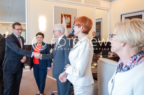  26.04.2018 WARSZAWA<br />POSIEDZENIE RADY MINISTROW<br />N/Z PREMIER MATEUSZ MORAWIECKI ELZBIETA RAFALSKA BEATA SZYDLO JACEK CZAPUTOWICZ<br /> 