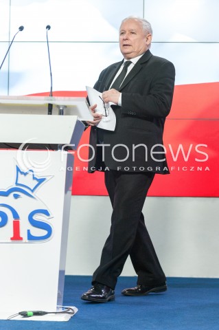  26.04.2018 WARSZAWA<br />PREZENTACJA KANDYDATOW PIS NA PREZYDENTOW MIAST<br />N/Z JAROSLAW KACZYNSKI<br /> 