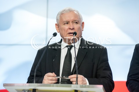  26.04.2018 WARSZAWA<br />PREZENTACJA KANDYDATOW PIS NA PREZYDENTOW MIAST<br />N/Z JAROSLAW KACZYNSKI<br /> 