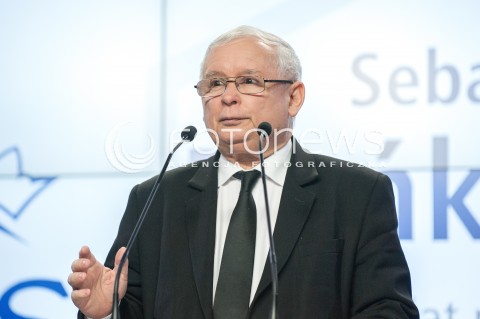  26.04.2018 WARSZAWA<br />PREZENTACJA KANDYDATOW PIS NA PREZYDENTOW MIAST<br />N/Z JAROSLAW KACZYNSKI<br /> 