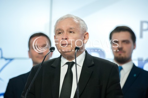  26.04.2018 WARSZAWA<br />PREZENTACJA KANDYDATOW PIS NA PREZYDENTOW MIAST<br />N/Z JAROSLAW KACZYNSKI<br /> 