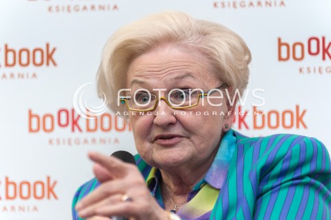  26.04.2018 WARSZAWA<br />PROFESOR EWA LETOWSKA W KSIEGARNI<br />N/Z EWA LETOWSKA<br /> 