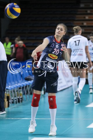  26.04.2018 RZESZOW <br />SIATKOWKA LIGA SIATKOWKI KOBIET LSK 2017/2018 WOMEN VOLLEYBALL POLAND POLISH LEAGUE <br />FAZA PLAYOFF - MECZ O 3. MIEJSCE - 1. MECZ<br />MECZ DEVELOPRES SKYRES RZESZOW - GROT BUDOWLANI LODZ <br />N/Z MARTYNA GRAJBER SYLWETKA <br /> 