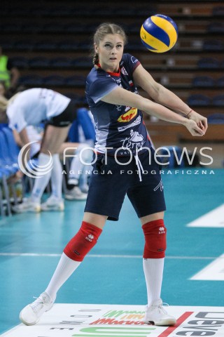 26.04.2018 RZESZOW <br />SIATKOWKA LIGA SIATKOWKI KOBIET LSK 2017/2018 WOMEN VOLLEYBALL POLAND POLISH LEAGUE <br />FAZA PLAYOFF - MECZ O 3. MIEJSCE - 1. MECZ<br />MECZ DEVELOPRES SKYRES RZESZOW - GROT BUDOWLANI LODZ <br />N/Z MARTYNA GRAJBER SYLWETKA <br /> 