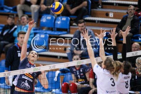  26.04.2018 RZESZOW <br />SIATKOWKA LIGA SIATKOWKI KOBIET LSK 2017/2018 WOMEN VOLLEYBALL POLAND POLISH LEAGUE <br />FAZA PLAYOFF - MECZ O 3. MIEJSCE - 1. MECZ<br />MECZ DEVELOPRES SKYRES RZESZOW - GROT BUDOWLANI LODZ <br />N/Z KAJA GROBELNA <br /> 
