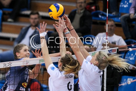  26.04.2018 RZESZOW <br />SIATKOWKA LIGA SIATKOWKI KOBIET LSK 2017/2018 WOMEN VOLLEYBALL POLAND POLISH LEAGUE <br />FAZA PLAYOFF - MECZ O 3. MIEJSCE - 1. MECZ<br />MECZ DEVELOPRES SKYRES RZESZOW - GROT BUDOWLANI LODZ <br />N/Z MARTYNA GRAJBER <br /> 