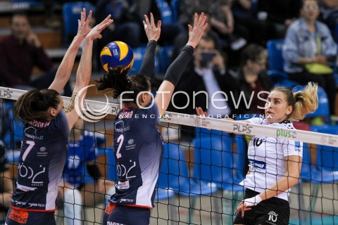  26.04.2018 RZESZOW <br />SIATKOWKA LIGA SIATKOWKI KOBIET LSK 2017/2018 WOMEN VOLLEYBALL POLAND POLISH LEAGUE <br />FAZA PLAYOFF - MECZ O 3. MIEJSCE - 1. MECZ<br />MECZ DEVELOPRES SKYRES RZESZOW - GROT BUDOWLANI LODZ <br />N/Z ADELA HELIC <br /> 