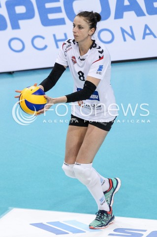  26.04.2018 RZESZOW <br />SIATKOWKA LIGA SIATKOWKI KOBIET LSK 2017/2018 WOMEN VOLLEYBALL POLAND POLISH LEAGUE <br />FAZA PLAYOFF - MECZ O 3. MIEJSCE - 1. MECZ<br />MECZ DEVELOPRES SKYRES RZESZOW - GROT BUDOWLANI LODZ <br />N/Z ANNA KACZMAR SYLWETKA <br /> 