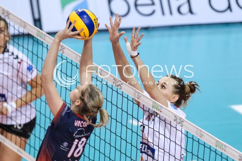  26.04.2018 RZESZOW <br />SIATKOWKA LIGA SIATKOWKI KOBIET LSK 2017/2018 WOMEN VOLLEYBALL POLAND POLISH LEAGUE <br />FAZA PLAYOFF - MECZ O 3. MIEJSCE - 1. MECZ<br />MECZ DEVELOPRES SKYRES RZESZOW - GROT BUDOWLANI LODZ <br />N/Z KATARZYNA ZABINSKA <br /> 