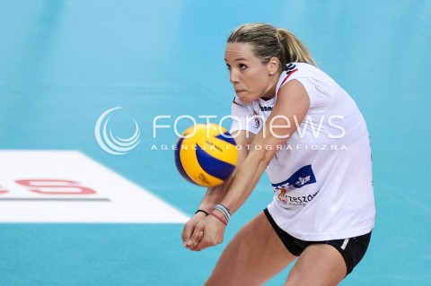  26.04.2018 RZESZOW <br />SIATKOWKA LIGA SIATKOWKI KOBIET LSK 2017/2018 WOMEN VOLLEYBALL POLAND POLISH LEAGUE <br />FAZA PLAYOFF - MECZ O 3. MIEJSCE - 1. MECZ<br />MECZ DEVELOPRES SKYRES RZESZOW - GROT BUDOWLANI LODZ <br />N/Z HELENE ROUSSEAUX SYLWETKA <br /> 