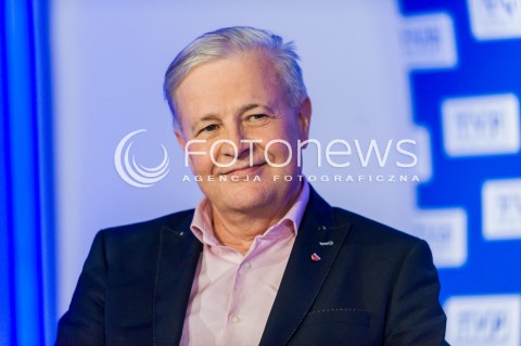  26.04.2018 WARSZAWA<br />BRIEFING PREZESA TVP JACKA KURSKIEGO DOTYCZACY ZAKUPU PRAW SPORTOWYCH<br />N/Z APOLONIUSZ TAJNER<br /> 