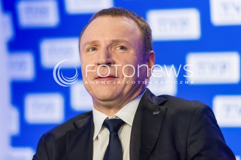  26.04.2018 WARSZAWA<br />BRIEFING PREZESA TVP JACKA KURSKIEGO DOTYCZACY ZAKUPU PRAW SPORTOWYCH<br />N/Z PREZES TVP JACEK KURSKI<br /> 