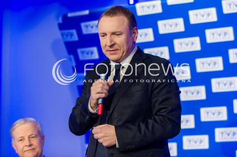  26.04.2018 WARSZAWA<br />BRIEFING PREZESA TVP JACKA KURSKIEGO DOTYCZACY ZAKUPU PRAW SPORTOWYCH<br />N/Z PREZES TVP JACEK KURSKI<br /> 