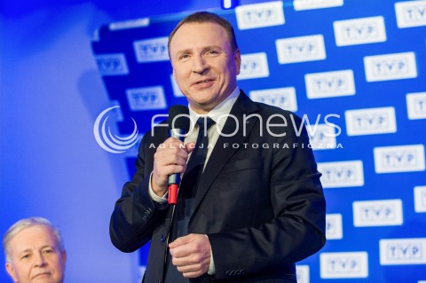  26.04.2018 WARSZAWA<br />BRIEFING PREZESA TVP JACKA KURSKIEGO DOTYCZACY ZAKUPU PRAW SPORTOWYCH<br />N/Z PREZES TVP JACEK KURSKI<br /> 