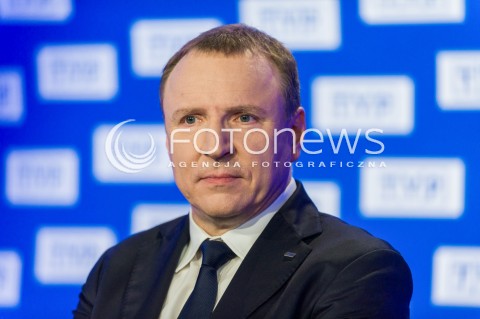 Briefing prezesa TVP Jacka Kurskiego w Warszawie