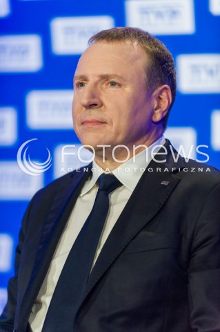  26.04.2018 WARSZAWA<br />BRIEFING PREZESA TVP JACKA KURSKIEGO DOTYCZACY ZAKUPU PRAW SPORTOWYCH<br />N/Z PREZES TVP JACEK KURSKI<br /> 