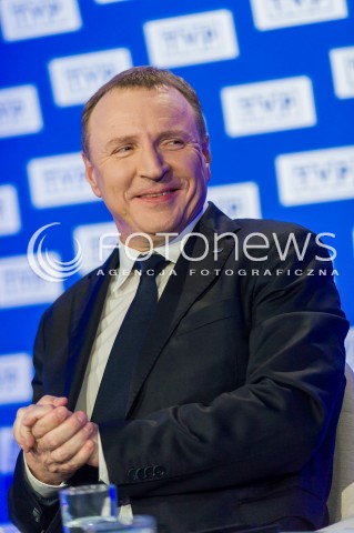  26.04.2018 WARSZAWA<br />BRIEFING PREZESA TVP JACKA KURSKIEGO DOTYCZACY ZAKUPU PRAW SPORTOWYCH<br />N/Z PREZES TVP JACEK KURSKI<br /> 