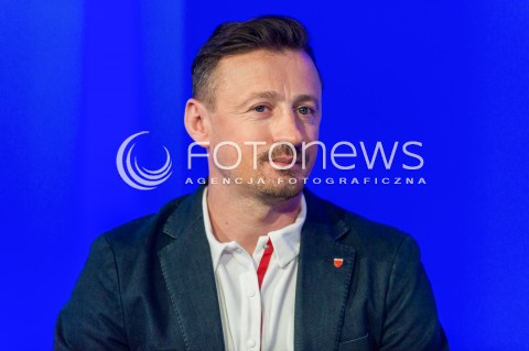 26.04.2018 WARSZAWA<br />BRIEFING PREZESA TVP JACKA KURSKIEGO DOTYCZACY ZAKUPU PRAW SPORTOWYCH<br />N/Z ADAM MALYSZ<br /> 