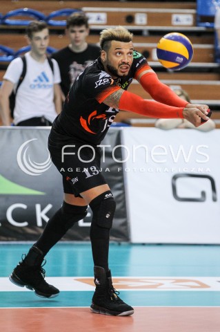  28.04.2018 RZESZOW <br />SIATKOWKA PLUS LIGA 2017/2018 MEN VOLLEYBALL POLAND POLISH PLUSLIGA LEAGUE SEASON 2017/2018 <br />MECZ O 5. MIEJSCE - MECZ NR 2<br />MECZ ASSECO RESOVIA RZESZOW - JASTRZEBSKI WEGIEL <br />N/Z SALVADOR HIDALGO OLIVA SYLWETKA<br /> 