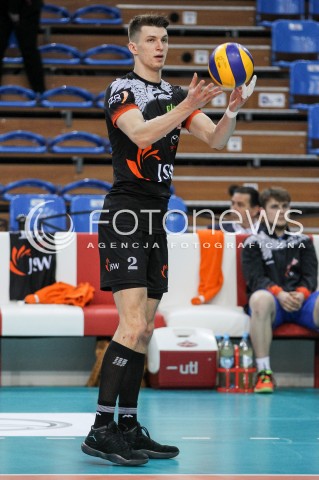  28.04.2018 RZESZOW <br />SIATKOWKA PLUS LIGA 2017/2018 MEN VOLLEYBALL POLAND POLISH PLUSLIGA LEAGUE SEASON 2017/2018 <br />MECZ O 5. MIEJSCE - MECZ NR 2<br />MECZ ASSECO RESOVIA RZESZOW - JASTRZEBSKI WEGIEL <br />N/Z MACIEJ MUZAJ SYLWETKA<br /> 