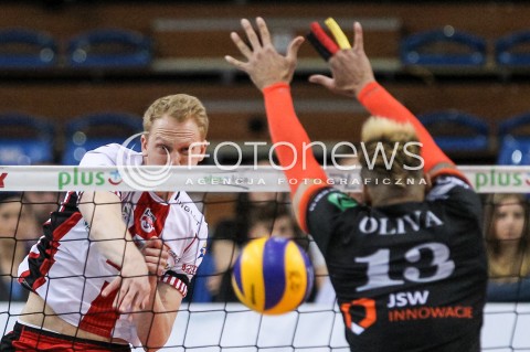  28.04.2018 RZESZOW <br />SIATKOWKA PLUS LIGA 2017/2018 MEN VOLLEYBALL POLAND POLISH PLUSLIGA LEAGUE SEASON 2017/2018 <br />MECZ O 5. MIEJSCE - MECZ NR 2<br />MECZ ASSECO RESOVIA RZESZOW - JASTRZEBSKI WEGIEL <br />N/Z JAKUB JAROSZ <br /> 