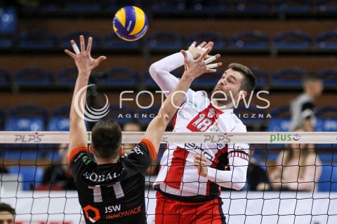  28.04.2018 RZESZOW <br />SIATKOWKA PLUS LIGA 2017/2018 MEN VOLLEYBALL POLAND POLISH PLUSLIGA LEAGUE SEASON 2017/2018 <br />MECZ O 5. MIEJSCE - MECZ NR 2<br />MECZ ASSECO RESOVIA RZESZOW - JASTRZEBSKI WEGIEL <br />N/Z DAWID DRYJA <br /> 