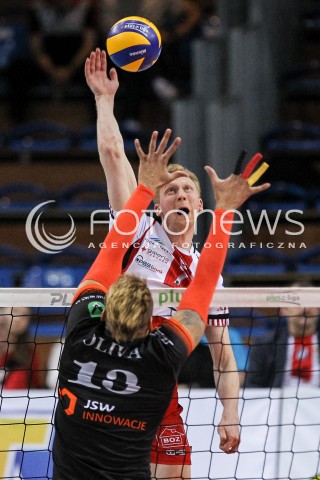  28.04.2018 RZESZOW <br />SIATKOWKA PLUS LIGA 2017/2018 MEN VOLLEYBALL POLAND POLISH PLUSLIGA LEAGUE SEASON 2017/2018 <br />MECZ O 5. MIEJSCE - MECZ NR 2<br />MECZ ASSECO RESOVIA RZESZOW - JASTRZEBSKI WEGIEL <br />N/Z JAKUB JAROSZ <br /> 