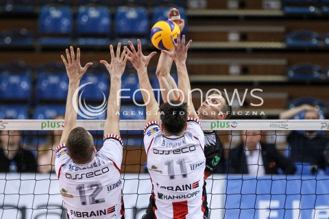  28.04.2018 RZESZOW <br />SIATKOWKA PLUS LIGA 2017/2018 MEN VOLLEYBALL POLAND POLISH PLUSLIGA LEAGUE SEASON 2017/2018 <br />MECZ O 5. MIEJSCE - MECZ NR 2<br />MECZ ASSECO RESOVIA RZESZOW - JASTRZEBSKI WEGIEL <br />N/Z RODRIGO QUIROGA <br /> 