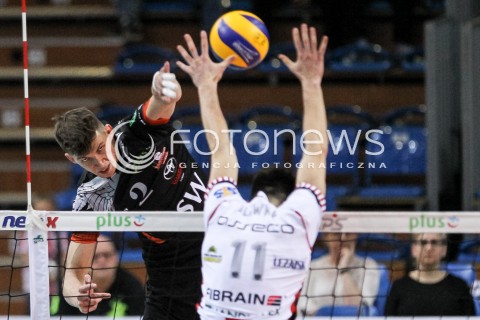  28.04.2018 RZESZOW <br />SIATKOWKA PLUS LIGA 2017/2018 MEN VOLLEYBALL POLAND POLISH PLUSLIGA LEAGUE SEASON 2017/2018 <br />MECZ O 5. MIEJSCE - MECZ NR 2<br />MECZ ASSECO RESOVIA RZESZOW - JASTRZEBSKI WEGIEL <br />N/Z MACIEJ MUZAJ<br /> 