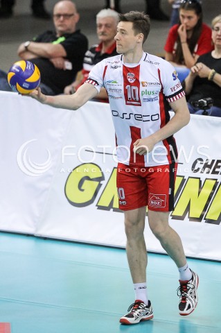  28.04.2018 RZESZOW <br />SIATKOWKA PLUS LIGA 2017/2018 MEN VOLLEYBALL POLAND POLISH PLUSLIGA LEAGUE SEASON 2017/2018 <br />MECZ O 5. MIEJSCE - MECZ NR 2<br />MECZ ASSECO RESOVIA RZESZOW - JASTRZEBSKI WEGIEL <br />N/Z JOCHEN SCHOPS SYLWETKA <br /> 