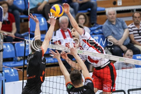  28.04.2018 RZESZOW <br />SIATKOWKA PLUS LIGA 2017/2018 MEN VOLLEYBALL POLAND POLISH PLUSLIGA LEAGUE SEASON 2017/2018 <br />MECZ O 5. MIEJSCE - MECZ NR 2<br />MECZ ASSECO RESOVIA RZESZOW - JASTRZEBSKI WEGIEL <br />N/Z ALEKSANDER SLIWKA <br /> 