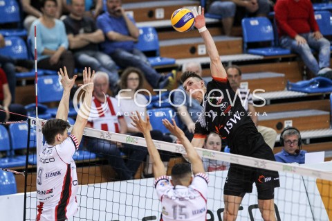  28.04.2018 RZESZOW <br />SIATKOWKA PLUS LIGA 2017/2018 MEN VOLLEYBALL POLAND POLISH PLUSLIGA LEAGUE SEASON 2017/2018 <br />MECZ O 5. MIEJSCE - MECZ NR 2<br />MECZ ASSECO RESOVIA RZESZOW - JASTRZEBSKI WEGIEL <br />N/Z MACIEJ MUZAJ<br /> 