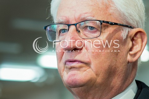  28.04.2018 GDANSK <br />OGOLNOPOLSKIE OBCHODY CZTERDZIESTOLECIA UTWORZENIA WOLNYCH ZWIAZKOW ZAWODOWYCH<br />N/Z KRZYSZTOF WYSZKOWSKI PORTRET<br /> 