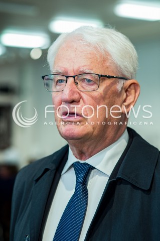  28.04.2018 GDANSK <br />OGOLNOPOLSKIE OBCHODY CZTERDZIESTOLECIA UTWORZENIA WOLNYCH ZWIAZKOW ZAWODOWYCH<br />N/Z KRZYSZTOF WYSZKOWSKI PORTRET<br /> 