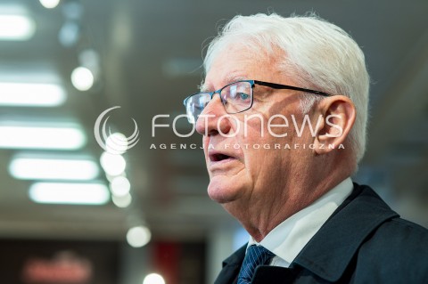  28.04.2018 GDANSK <br />OGOLNOPOLSKIE OBCHODY CZTERDZIESTOLECIA UTWORZENIA WOLNYCH ZWIAZKOW ZAWODOWYCH<br />N/Z KRZYSZTOF WYSZKOWSKI PORTRET<br /> 