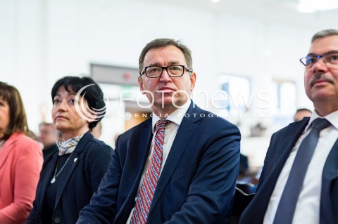  28.04.2018 GDANSK <br />OGOLNOPOLSKIE OBCHODY CZTERDZIESTOLECIA UTWORZENIA WOLNYCH ZWIAZKOW ZAWODOWYCH<br />N/Z JAROSLAW SZAREK<br /> 