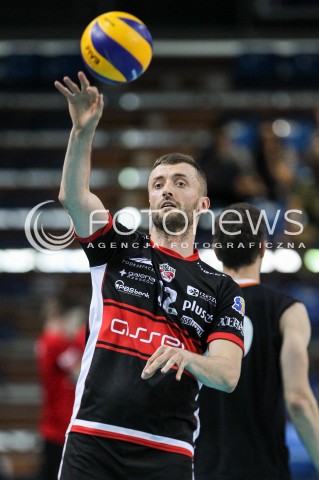  29.04.2018 RZESZOW <br />SIATKOWKA PLUS LIGA 2017/2018 MEN VOLLEYBALL POLAND POLISH PLUSLIGA LEAGUE SEASON 2017/2018 <br />MECZ O 5. MIEJSCE - MECZ NR 3<br />MECZ ASSECO RESOVIA RZESZOW - JASTRZEBSKI WEGIEL <br />N/Z LUKASZ PERLOWSKI SYLWETKA<br /> 
