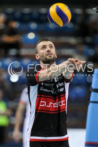  29.04.2018 RZESZOW <br />SIATKOWKA PLUS LIGA 2017/2018 MEN VOLLEYBALL POLAND POLISH PLUSLIGA LEAGUE SEASON 2017/2018 <br />MECZ O 5. MIEJSCE - MECZ NR 3<br />MECZ ASSECO RESOVIA RZESZOW - JASTRZEBSKI WEGIEL <br />N/Z LUKASZ PERLOWSKI SYLWETKA<br /> 