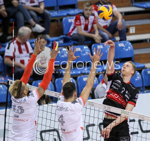  29.04.2018 RZESZOW <br />SIATKOWKA PLUS LIGA 2017/2018 MEN VOLLEYBALL POLAND POLISH PLUSLIGA LEAGUE SEASON 2017/2018 <br />MECZ O 5. MIEJSCE - MECZ NR 3<br />MECZ ASSECO RESOVIA RZESZOW - JASTRZEBSKI WEGIEL <br />N/Z JAKUB JAROSZ <br /> 