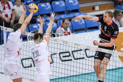  29.04.2018 RZESZOW <br />SIATKOWKA PLUS LIGA 2017/2018 MEN VOLLEYBALL POLAND POLISH PLUSLIGA LEAGUE SEASON 2017/2018 <br />MECZ O 5. MIEJSCE - MECZ NR 3<br />MECZ ASSECO RESOVIA RZESZOW - JASTRZEBSKI WEGIEL <br />N/Z JAKUB JAROSZ <br /> 